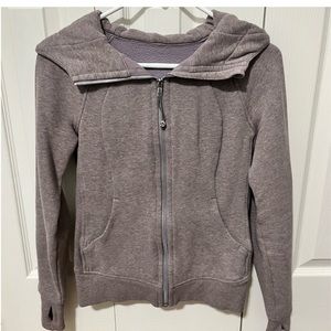 Purple Lululemon scuba hoodie